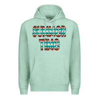 Seafoam summer time serape doodle Premium Hoodie - CowCowDesign