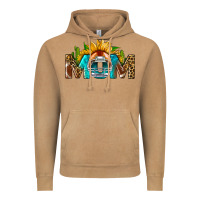 Vintage Camel Football Mom Sunflower Leopard Vintage Hoodie - BundleAndBundleShop