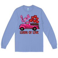 Colony Blue valentine's day loads of love turck with balloons Long Sleeve Tee - RanaPortraitStore