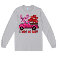Moon Dust valentine's day loads of love turck with balloons Long Sleeve Tee - RanaPortraitStore