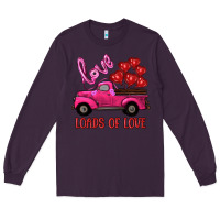 Plum valentine's day loads of love turck with balloons Long Sleeve Tee - RanaPortraitStore