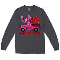 Smoke valentine's day loads of love turck with balloons Long Sleeve Tee - RanaPortraitStore