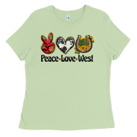 Matcha peace love west Ladies Tee - BarkalooDesign