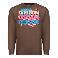 Chestnut Freedom freedom freedom Premium Sweatshirt - FaDigitalArtStudio