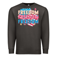 Smoke Freedom freedom freedom Premium Sweatshirt - FaDigitalArtStudio