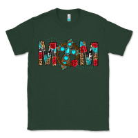Sports Green Western Mom With Cross Classic Tee - BundleAndBundleShop