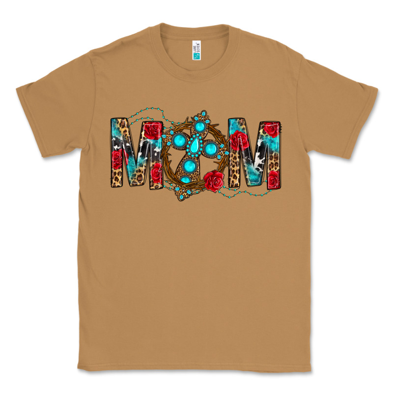 Western Mom With Cross Classic Tee by BundleAndBundleShop | Teevron
