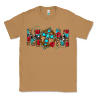 Toasted Coconut Western Mom With Cross Classic Tee - BundleAndBundleShop