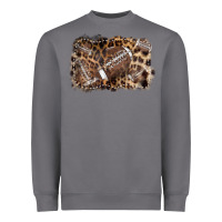 Storm Football background leopard Heavyweight Sweatshirt - NancyCooperArtShop
