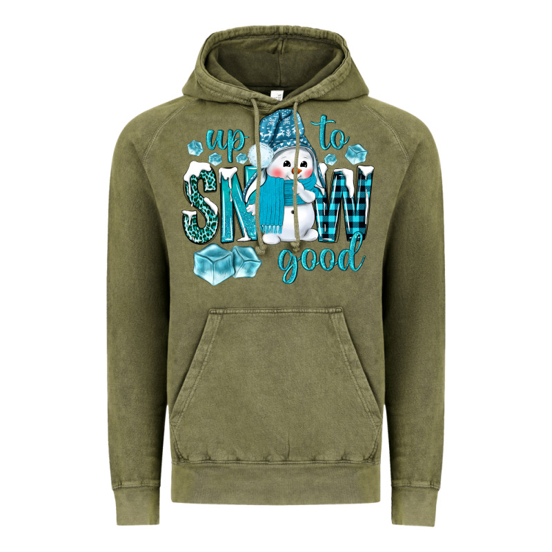 Up To Snow Good And Cute Snowman Vintage Hoodie by BundleAndBundleShop | Teevron