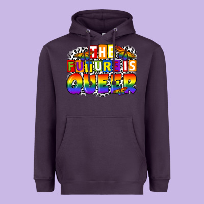 The Future Is Queer Heavyweight Hoodie Designed By Fadigitalartstudio