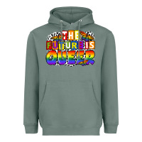 Sage the future is queer Heavyweight Hoodie - FaDigitalArtStudio