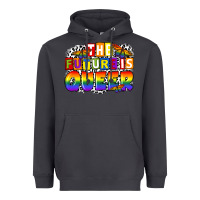 Smoke the future is queer Heavyweight Hoodie - FaDigitalArtStudio