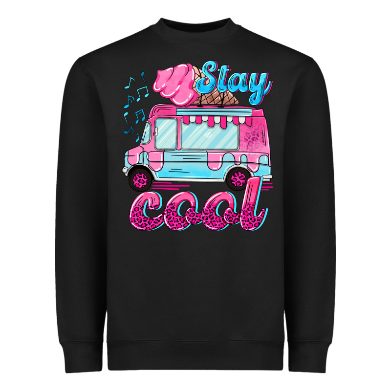 Stay Cool With Ice Cream Van Summer Heavyweight Sweatshirt by NancyCooperArtShop | Teevron