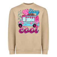 Mushroom Stay cool with ice cream van summer Heavyweight Sweatshirt - NancyCooperArtShop