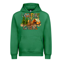 Emerald Campfire Legend Urban Hoodie - CowhideDigitalArt
