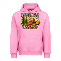 Fuchsia Pink Campfire Legend Urban Hoodie - CowhideDigitalArt