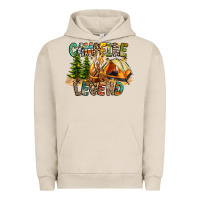 Pigment French Oak Campfire Legend Urban Hoodie - CowhideDigitalArt