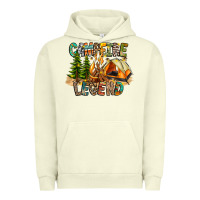 Pigment Pistachio Campfire Legend Urban Hoodie - CowhideDigitalArt