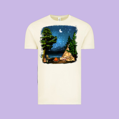 Night Glamping Camp With Wine Vintage Tee Designed By Bundleandbundleshop