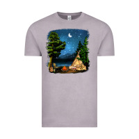 Vintage Zinc Night Glamping Camp With Wine Vintage Tee - BundleAndBundleShop