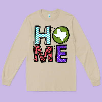 Texas Home Long Sleeve Tee Designed By Bettercallsaul