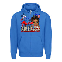 True Royal little mister america black boy Zipper Hoodie - CowGirlArtShop