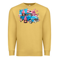 Antique Gold American truck gnomes Premium Sweatshirt - FaDigitalArtStudio