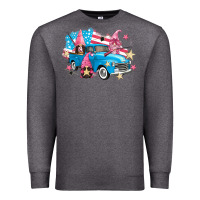 Charcoal Heather American truck gnomes Premium Sweatshirt - FaDigitalArtStudio