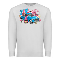 Dove Grey American truck gnomes Premium Sweatshirt - FaDigitalArtStudio