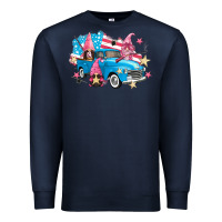 Navy American truck gnomes Premium Sweatshirt - FaDigitalArtStudio