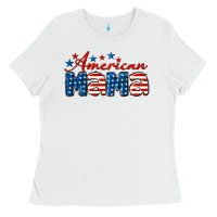 White American Mama Ladies Tee - LillyAllenDesigns