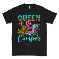 Black Queen Of The Camper Classic Tee - BundleAndBundleShop