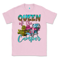 Bubblegum Pink Queen Of The Camper Classic Tee - BundleAndBundleShop