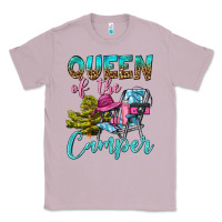 Lilac Queen Of The Camper Classic Tee - BundleAndBundleShop
