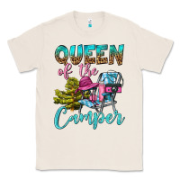 Natural Queen Of The Camper Classic Tee - BundleAndBundleShop