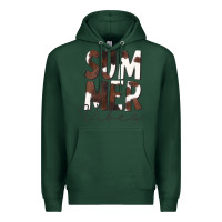 Sports Green Summer Vibes Brown White Cowhide Premium Hoodie - CowCowDesign
