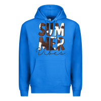 True Royal Summer Vibes Brown White Cowhide Premium Hoodie - CowCowDesign