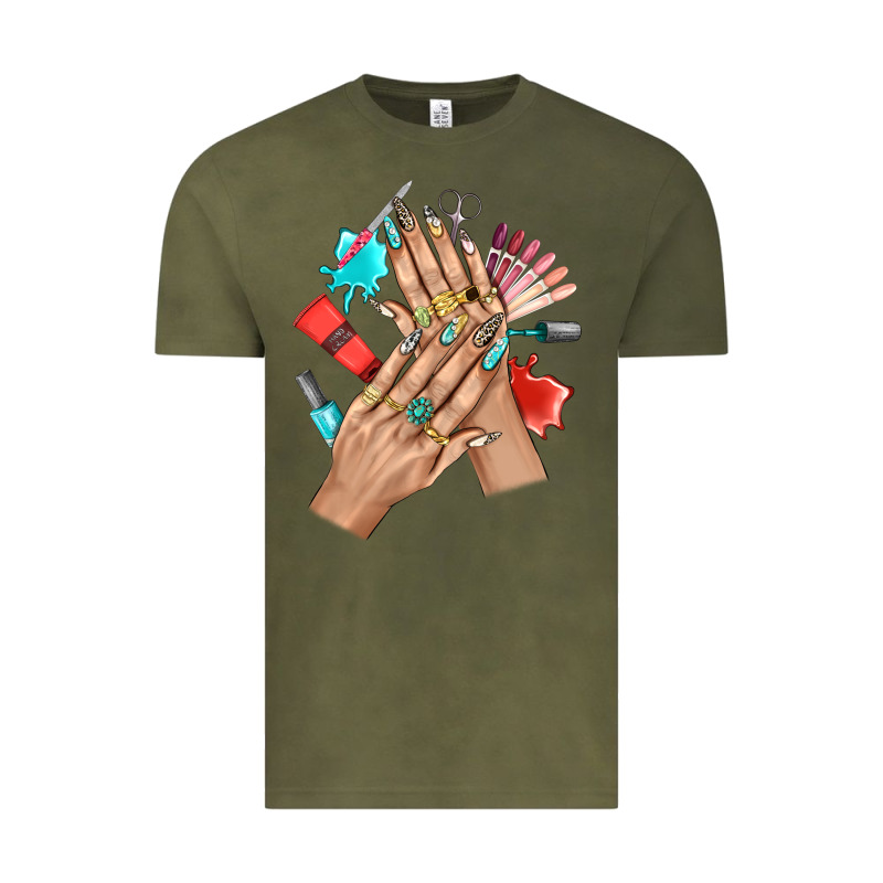 Western Nail Art With Nail Material Bbs Vintage Tee by BundleAndBundleShop | Teevron