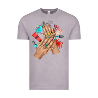 Vintage Zinc Western Nail Art With Nail Material Bbs Vintage Tee - BundleAndBundleShop