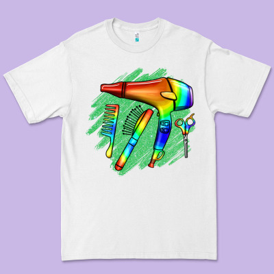 Hairdresser Premium Tee Designed By Jasminsmagicworld