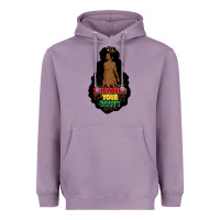 Lavender Remember your roots Heavyweight Hoodie - FaDigitalArtStudio