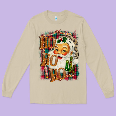 Ho Ho Ho Santa Long Sleeve Tee Designed By Bettercallsaul