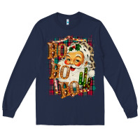 Navy Ho Ho Ho Santa Long Sleeve Tee - Bettercallsaul