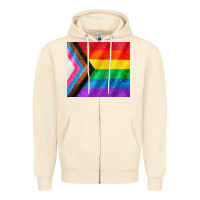 Sandshell Pride flag Zipper Hoodie - CowGirlArtShop