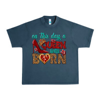 Midnight Navy on this day a queen was born Urban Heavy Tee - BundleAndBundleShop
