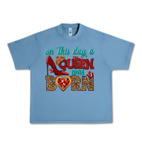 Pebble Blue on this day a queen was born Urban Heavy Tee - BundleAndBundleShop