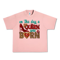 Salmon on this day a queen was born Urban Heavy Tee - BundleAndBundleShop