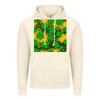 Vintage Artic St. Patricks clover pattern digital paper Vintage Hoodie - BundleAndBundleShop