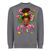 Storm August Girl Afro Woman Summer Heavyweight Sweatshirt - texasbilliewilder